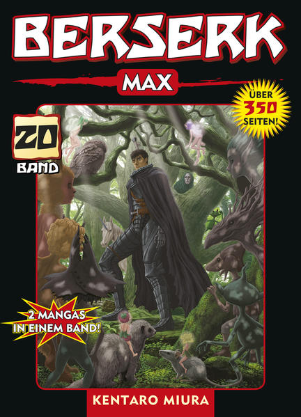 Das legendäre Manga- Dark- Fantasy- Epos in doppelter Max- Ausgabe mit über 400 Seiten! Erlebe den erbarmungslosesten Rachefeldzug der Mangageschichte! Begleite Guts und seine Gefährten auf ihren Reisen durch eine unbarmherzige Welt voller Monster jenseits deiner Vorstellungskraft … Mit einem gigantischen Schwert über der Schulter und einem Arm aus Stahl sinnt der als "Schwarze Ritter" bekannte Söldner Guts nur auf eins: Rache! Nichts hält ihn auf, während sein Schwert nach Blut dürstet und Dämonen und düstere Fabelwesen seinen Pfad abzeichnen. Eine bildgewaltige Geschichte über Verrat, Gier, die Tugend der Freundschaft und Opferbereitschaft. Das erwartet dich in Band 20: Guts und seine Kameraden haben die wütenden Attacken des Meeresgottes abgewehrt und endlich die Elfeninsel erreicht. Dort herrscht "König Blütensturm", der Kjaskar angeblich heilen kann. Doch kurz nach ihrer Ankunft werden sie mit einer Reihe von magischen Fallen konfrontiert, die offensichtlich ungebetene Besuchter fernhalten sollen ... Beinhaltet die regulären Bände Berserk 39 und 40. Für Fans von Action- , Dark- Fantasyund Horrormanga!