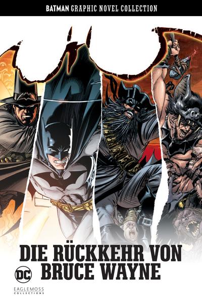 FAMILIENKONFLIKTE BAND 12: DIE RÜCKKEHR VON BRUCE WAYNE Die Welt glaubt, Batman sei tot, doch in Wirklichkeit wurde er von Darkseid in die Vergangenheit geschleudert. Auf dem Rückweg in die Gegenwart wird der Dunkle Ritter Zeuge von prähistorischen Revierkämpfen, Hexenjagden und Piraterie und muss als Detektiv den Tod seiner eigenen Mutter aufklären. Kann Batman so Darkseids Pläne vereiteln? Kann er dem monströsen HyperAdapter entkommen, der ihn durch die Jahrhunderte verfolgt? Können Superman und die Justice League ihn in unsere Ära zurückbringen, ohne dadurch die gesamte Realität zu vernichten?