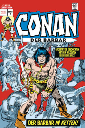 CONAN UND BÊLIT MACHEN DIE MEERE DES HYBORISCHEN ZEITALTERS UNSICHER! Conan, der Fantasy- Held von Robert E. Howard, in seinen legendären Marvel- Abenteuern Mit Restaurierter Kolorierung! Dieser Sammelband enthält: Conan The Barbarian 52- 83 & Annual 2- 3, Giant- Size Conan 5, Power Records 31 & Foom 14 sowie reichlich Bonusmaterial