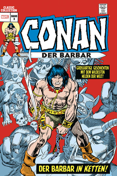 CONAN UND BÊLIT MACHEN DIE MEERE DES HYBORISCHEN ZEITALTERS UNSICHER! Conan, der Fantasy- Held von Robert E. Howard, in seinen legendären Marvel- Abenteuern Mit Restaurierter Kolorierung! Dieser Sammelband enthält: Conan The Barbarian 52- 83 & Annual 2- 3, Giant- Size Conan 5, Power Records 31 & Foom 14 sowie reichlich Bonusmaterial