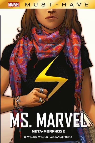 DIE NÄCHSTE MARVELGENERATION Die sechzehnjährige Kamala Khan aus Jersey City entstammt einer muslimischen Familie und ist verrückt nach den Avengers und anderen Helden! Ihre Eltern, ihr Bruder, ihre Freunde: Alle geben Kamala das Gefühl, anders zu sein. Als sie fantastische Superkräfte erhält, wird sie zur neuen Superheldin Ms. Marvel - und ihr Leben noch verrückter und schwieriger … Die gefeierten Anfänge einer neuen, modernen Marvel- Heldin, in Szene gesetzt von Autorin G. Willow Wilson (WONDER WOMAN, Alif der Unsichtbare) und Zeichner Adrian Alphona (RUNAWAYS). Ausgezeichnet mit dem Hugo Award und dem Max und Moritz- Preis! ENTHÄLT: MS. MARVEL (2014 (1- 5) & MATERIAL AUS ALL- NEW MARVEL NOW! POINT ONE (2014) 1 In der hochwertigen Best- of- Reihe MARVEL MUST- HAVE erscheinen die wichtigsten, besten und unterhaltsamsten Comics aus dem Haus der Ideen. Sammler bekommen eine ultimative Ausgabe ihrer Lieblingscomics, Neuleser und Filmfans erhalten auf einen Blick die größten Marvel- Kracher mit ihren Favoriten aus Film, Fernsehen und Game. Die beliebtesten Superhelden, von den Avengers über Spider- Man bis hin zu den X- Men, in abgeschlossenen Bestsellern im schicken Hardcover.