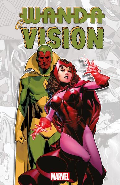 LIEBESZAUBER FÜR ZWEI AVENGERS Die mächtige Hexe Scarlet Witch und der lebende Android Vision sind eines der größten Avengers- Traumpaare! Doch auf dem Weg ins Liebesglück müssen Wanda und der vom Killerroboter Ultron erschaffene Vision allerhand Hindernisse überwinden. Außerdem treten die beiden mit Spider- Man gegen Roboter und dunkle Magie an … Ein Sammelband voll unvergesslicher Storys über das Heldenpaar aus Marvels Film- und TV- Universum, inszeniert von Steve Englehart, Don Heck, J. M. DeMatteis, Sal Buscema und anderen. ENTHÄLT: AVENGERS: ORIGINS (2012) 1, GIANT- SIZE AVENGERS (1974) 4, MARVEL TEAM- UP (1972) 129- 130