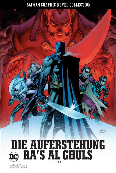 FAMILIENKONFLIKTE BAND 4: DIE AUFERSTEHUNG VRA‘S AL GHULS, TEIL 1 Batman hat einen zehn Jahre alten Sohn mit Talia, der Tochter von Ra’s al Ghuls. Damians Existenz wird geheim gehalten, während er in den Reihen der League of Assassins aufwächst und ausgebildet wird. Jetzt ist auch Ra’s al Ghul bereit, wieder von den Toten aufzuerstehen so wie er es geplant hat. Dafür braucht er aber einen Körper, von dem er Besitz ergreifen kann und Damians Körper ist dafür perfekt. Aber wie wird Thalia reagieren, wenn sie sich zwischen Vater und Sohn entscheiden muss? Inhalt: US- Batman Annual #26, US- Robin Annual #7, US- Batman #670, US- Robin #168, US- Nightwing #138