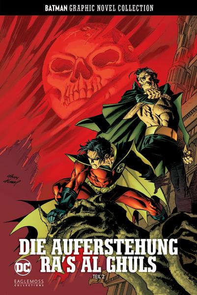 FAMILIENKONFLIKTE BAND 6: DIE AUFERSTEHUNG RA‘S AL GHULS, TEIL 2 Ra’s al Ghul steht kurz davor, wiedererweckt zu werden. Dafür hat die League of Assassins Batmans Sohn Damian entführt, damit Ra’s in dessen Körper auferstehen kann. Robin (Tim Drake) befindet sich ebenfalls in Ra’s Gewalt und dessen Versprechen, all die wieder zum Leben zu erwecken, die Tim verloren hat, zieht ihn allmählich in den Bann des Schurken. Inzwischen verbünden sich Batman und Talia al Ghul, um das Leben ihres gemeinsamen Sohnes zu schützen. Sie reisen in die mystische Stadt Nanda Parbat, wo sie eine tödliche Überraschung erwartet. Inhalt: US- Batman #671, US- Robin #169, US- Nightwing #139, US- Detective Comics #838- #840