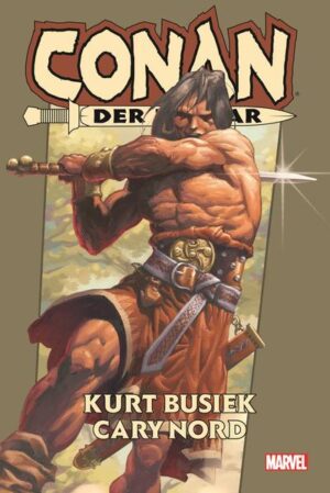 DIE LEGENDE VON CONAN DEM CIMMERIER! Der gefeierte Autor Kurt Busiek und Ausnahmekünstler wie Cary Nord und Greg Ruth kommen in diesem Band zusammen, um die Geschichte von Conan völlig neu zu inszenieren. Angefangen mit Conans Geburt auf einem Schlachtfeld Cimmerias und seiner Jugend, und schließlich seinen Abenteuern in einer archaischen Welt! Dabei verschmelzen frische Ideen mit den klassischen Conan- Erzählungen von Robert E. Howard zu einem modernen Fantasy- Meisterwerk. DIESER SAMMELBAND ENTHÄLT CONAN: THE LEGEND 0, CONAN (2004) 1- 28, 32, 39 & 45- 46, Conan: Book of Thoth 1- 4 sowie reichlich Bonusmaterial KLASSISCH. ZEITLOS. MODERN. „Hierher kam Conan der Cimmerier, schwarzhaarig und düsteren Blickes, das Schwert in der Hand ein Dieb, ein Plünderer, ein Mörder voll gewaltiger Melancholie und gewaltiger Heiterkeit, um mit Sandalen an den Füßen die edelsteingeschmückten Throne dieser Welt zu zertreten.“ Mit nicht zuletzt diesen unvergesslichen Worten begann die Legende von Conan dem Cimmerier, der legendärsten Heldenschöpfung des texanischen Autors Robert E. Howard. Der Barbar, der bereits in den 1930ern auf den Seiten der Pulp- Magazine zum Vorzeigehelden der Schwert- und- Magie- Fantasy avancierte, blickt allerdings auch auf eine lange Comic- Historie zurück. Der vielfach ausgezeichnete Top- Autor Kurt Busiek (MARVELS, AVENGERS) tut sich mit außergewöhnlichen Zeichnern wie Cary Nord (Daredevil) und Greg Ruth (Freaks of the Heartland) zusammen und vereint die besten Elemente des Genres sowie des Conan- Mythos in einer erstklassigen Panel- Serie. So entsteht eine lange, packende Chronik, die Conans Geburt auf dem Schlachtfeld, seine Jugend im rauen Cimmeria, seine Wanderung aus dem Norden und natürlich seine Abenteuer als Krieger, Dieb und mehr schildert. Noch heute schwärmen Fans von Busieks Ansatz und Auslegung aus den 2000ern. Dieser Band sammelt sein komplettes, mit dem Eisner Award ausgezeichnetes Epos, in dem Adaptionen klassischer Erzählungen wie Die Tochter des Frostriesen oder Der Turm des Elefanten mit neuen Einflüssen, Ideen, Blickwinkeln, Storys und Figuren verwoben werden. Prominente Gastzeichner um Bruce Timm (Mitschöpfer von Harley Quinn), Thomas Yeates (Zeichner von Prinz Eisenherz), John Severin (Mitbegründer von Mad) und Timothy Truman (selbst eine Conan- Ikone) steuern Artwork zu Busieks Conan- Meilenstein bei die atmosphärischen Farben von Vorzeige- Kolorist Dave Stewart nicht zu vergessen. Obendrein enthüllen Busiek, Comic- Legende Len Wein (GIANT- SIZE X- MEN) als Co- Autor und Zeichner- Genie Kelley Jones (BATMAN) die Anfänge von Conans Erzfeind Thoth- Amon. Artikel, Skizzen, Manuskriptseiten sowie Original- Artwork bieten unterdessen Einblick in die Entstehung einer der besten, denkwürdigsten und modernsten Conan- Sagas aller Zeiten.