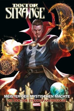 MARVELS MEISTER DER MAGIE Dr. Strange ist der Oberste Zauberer des Marvel- Universums. Dieser Band für Kenner, Filmfans und Neuleser zelebriert seine Entstehung und Entwicklung und präsentiert viele klassische sowie moderne Comic- Highlights mit dem Meisterzauberer! Etwa Dr. Stranges erstes Treff en mit Spider- Man, seine Konfrontation mit Black Knight, eine unglaubliche Reise durch den Kosmos oder sein Duell mit Dracula. Eine Kollektion voller magischer Meilensteine, inszeniert von Stan Lee, Steve Ditko, Barry Windsor- Smith, Gene Colan, Roger Stern und anderen mit einsteigerfreundlichen Intros und Hintergrundartikeln zur Welt von Dr. Strange!