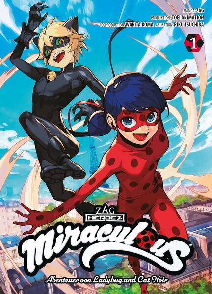 Der Manga- Hit zur Animationsserie! Marinette lebt in Paris und ist eine ziemlich normale Oberschülerin. Sie ist oft tollpatschig und immer etwas verträumt, doch mit der geheimnisvollen Kraft ihres Kwamis kann sie sich in die Superheldin Ladybug verwandeln! Mit ihrem Verbündeten Cat Noir kämpft sie auf reizende Art gegen den Bösewicht Hawk Moth, der die Bweohner von Paris dazu bringt, Übeltaten zu begehen!