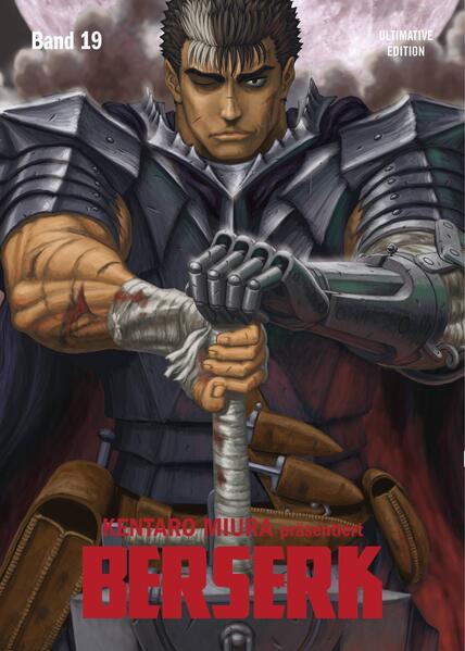 Kentaro Miuras Meisterwerk BERSERK in neuem Glanz und in prachtvollem Überformat! Erlebe den erbarmungslosesten Rachefeldzug der Mangageschichte! Begleite Guts und seine Gefährten auf ihren Reisen durch eine unbarmherzige Welt voller Monster jenseits deiner Vorstellungskraft … Mit einem gigantischen Schwert über der Schulter und einem Arm aus Stahl sinnt der als "schwarze" Ritter bekannte Söldner Guts nur auf eins: Rache! Nichts hält ihn auf und während sein Schwert nach Blut dürstet und Dämonen und düstere Fabelwesen seinen Pfad abzeichnen. Eine bildgewaltige Geschichte über Verrat, Gier, die Tugend der Freundschaft und Opferbereitschaft. Das erwartet dich in Band 19: Nachdem Guts gemeinsam mit Schielkes Lichtkörper und den Meernixen gegen den furchtbaren Meeresgott gekämpft hat, kommen sie zur Insel Skellig in der Hoffnung, mithilfe der Elfenmagie Kjaskar zu heilen. Für Fans von Action- , Dark- Fantasyund Horrormanga! Beinhaltet die regulären Bände Berserk 37 und 38.