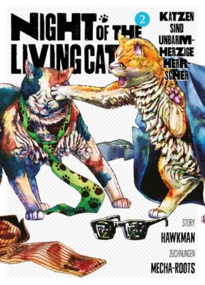 NIGHT OF THE LIVING CAT ist eine humorvolle und absurde Mangavariante der Zombie- Apokalypse! In dieser Story wird die Menschheit durch ein Virus in wilde, sabbernde und pelzige Bestien verwandelt: Katzen. Die wenigen menschlich gebliebenen Überlebenden müssen sich gegen die Katzenhorde zur Wehr setzen. Das erwartet dich in Band 2: Rennt, so schnell ihr könnt, die Katzen sind da! Während sich immer mehr Menschen in Katzen verwandeln, verfällt die Welt in eine regelrechte Miau- Miau- Panik! Derweil planen die Katzenliebhaber Kunagi, Kaoru und Tanishi ihre Flucht aus der Stadt. Wird es der katzenliebenden Menschheit gelingen, sich der flauschigen Gefahr zu widersetzen? Die (süße) Katzenapokalypse geht in die zweite Runde! Dystopische Sci- Fi trifft auf (süßen) Katzenhorror! Für alle die Katzen, Zombies oder gleich beides mögen!