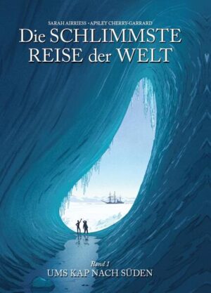 Vor dem Pol … Vor der Antarktis … Vor der letzten Tragödie … Es ist der Juni des Jahres 1910, als Cherry, unerfahren und ohne Qualifikationen, Captain Scotts neuer Südpol- Expedition beitritt. Schon die Reise in die Antarktis entpuppt sich als handfestes Abenteuer: Während sie die Terra Nova von einer Strapaze in die nächste segeln, lernen die Wissenschaftler und die Marinesoldaten, als Team zu arbeiten aber sind sie dem tobenden Südlichen Ozean gewachsen, der droht, die Expedition zu versenken, bevor sie überhaupt beginnen kann? Apsley Cherry- Garrard verfasste Die schlimmste Reise der Welt als Denkmal an seine Gefährten und die gemeinsamen Erlebnisse. Dieses Buch, das die menschliche Seite eines der berühmtesten aller Entdeckerepen offenlegt, ist ein seit 1922 heißgeliebter Klassiker der Reiseliteratur. Die Persönlichkeiten und ihre Abenteuer mit all ihren Emotionen und Eigenheiten werden in dieser bildgewaltigen Adaptation durch die Hand von Disney- Veteranin Sarah Airriess zu sprühendem Leben erweckt.