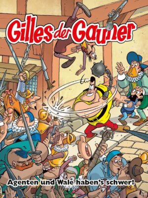 Gilles der „Asterix der Niederlande“! Das ist natürlich eine hochtrabende Aussage, trifft es aber ziemlich gut: Der Comic erzählt anhand des Titelhelden Gilles den Aufstand der Niederländer gegen die spanischen Besatzer im Achtzigjährigen Krieg (1568 bis 1648). Dabei tut sich eine kleine Gruppe von Widerständlern besonders hervor: Die Geusen. Eine wilde Truppe aus Adeligen und Gaunern, die den spanischen Eroberern das Leben schwer macht, wo sie nur können. Durch ihre unorthodoxen Methoden erarbeiten sie sich einen besonderen Ruf und gelten als unbesiegbar. Hanco Kolk und Peter de Wit schufen den Nationalhelden in der historischen Funny- Reihe Gilles der Gauner ein Denkmal. Gilles ist stark, eitel und total inkompetent. Durch die Verkettung unglücklicher Umstände wird er jedoch zum Anführer eines Revolutionstrupps. Eine Kombination von körperlicher Stärke, Rauflust, moralischer Flexibilität und wahnwitziger Dummheit, gepaart mit sehr viel Glück, lässt die Gruppe von Sieg zu Sieg stolpern. Die irrsinnigen Abenteuer von Gilles machten die Serie in den 1980er Jahren bis zu ihrem Ende 2003 zu einer der beliebtesten Comic- Reihen in den Niederlanden. Hier liegt nun der zweite von drei Bänden des Komplettwerks vor, erstmals in deutscher Sprache, angereichert mit vielen historischen Fakten und Informationen zur Veröffentlichung.