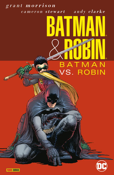 AUFERSTEHUNG MIT HINDERNISSEN Nach Bruce Waynes Tod hat Batmans früherer Sidekick Dick Grayson die Rolle des Dunklen Ritters übernommen, und Bruce’ Sohn Damian ist Robin. In England tun sich die beiden mit der britischen Version des dynamischen Duos, Knight und Squire, zusammen und suchen nach einer Möglichkeit, Bruce ins Leben zurückzuholen! Doch Damians Mutter Talia al Ghul zettelt einen hitzigen Kampf zwischen ihnen an, der tödlich enden könnte … Die visionären Abenteuer von Batman und Robin, geschrieben von Comic- Genie Grant Morrison (BATMAN: ARKHAM ASYLUM) und gezeichnet von Cameron Stewart sowie Andy Clarke. ENTHÄLT: BATMAN AND ROBIN 7- 12