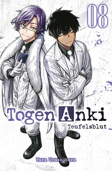 TOGEN ANKI ist der neue Actionkracher bald auch mit Anime! Folge den Abenteuern von Shiki, einem jungen Waffennarr mit teuflischem Blut in seinen Adern, und erlebe seinen Kampf gegen die Momotaro, eine Organisation, die alle Teufel vernichten will. Das erwartet dich in Band 8: Der bittere Entscheidungskampf zwischen den Teufeln und den Momotaro des Nerima- Bezirks ist in vollem Gange! Während Mudano sich dem Momotaro- Truppenleiter Tsukuyomi und seinen gefährlichen Tarotkarten stellt, kommt es zur Konfrontation zwischen Shiki und Mikado. Kann Shiki seinen Freund dazu bringen, ihm zuzuhören? Für Fans von Action- , Fantasyund Horror- Manga!