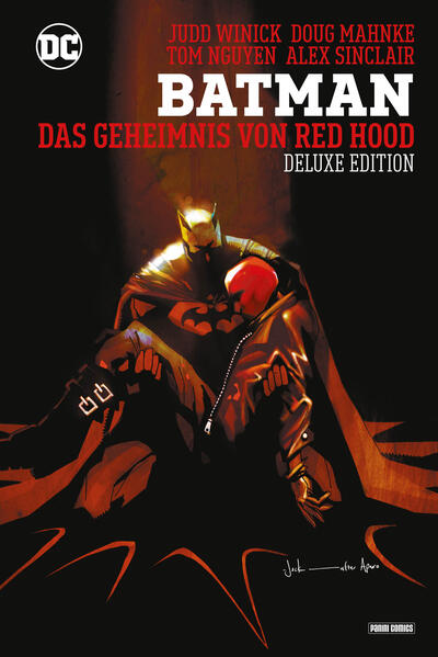 DIE AUFERSTEHUNG VON JASON TODD Der Tod von Jason Todd, dem zweiten Robin, ist ein schockierender Comic-Meilenstein der 1980er. In den 2000ern sorgte dann die Rückkehr von Batmans ehemaligem Sidekick als Schurke und Antiheld Red Hood für entsprechend viel Aufsehen. Dieser Band präsentiert den vollständigen modernen Klassiker über Jason Todds Auferstehung - mit Batman, dem Joker, Ra’s und Thalia al Ghul, Black Mask und natürlich Red Hood, der nicht nur in Gotham brutal zuschlägt und dabei alte wie neue Wunden aufreißt … Die komplette Saga über Jason Todds Wiedergeburt als Red Hood in einer Deluxe Ausgabe, inszeniert von Bestsellerautor Judd Winick (Catwoman) und Top-Zeichnern wie Doug Mahnke (Batman - Detective Comics), Jeremy Haun (Batwoman) und Shane Davis (Superman: Erde Eins). Der Band wird durch die Mini-Serie Red Hood: Verlorene Tage abgerundet, in der wir erfahren, was in der Zeit zwischen Auferstehung und seinem ersten Aufeinandertreffen mit Batman passiert. ENTHÄLT:BATMAN 635-641, BATMAN 645-650, BATMAN ANNUAL 25, RED HOOD: THE LOST DAYS 1-6, MATERIAL AUS BATMAN 617-618