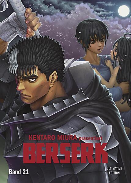 Kentaro Miuras Meisterwerk BERSERK in neuem Glanz und in prachtvollem Überformat! Erlebe den erbarmungslosesten Rachefeldzug der Mangageschichte! Begleite Guts und seine Gefährten auf ihren Reisen durch eine unbarmherzige Welt voller Monster jenseits deiner Vorstellungskraft … Mit einem gigantischen Schwert über der Schulter und einem Arm aus Stahl sinnt der als "Schwarze Ritter" bekannte Söldner Guts nur auf eins: Rache! Nichts hält ihn auf und während sein Schwert nach Blut dürstet und Dämonen und düstere Fabelwesen seinen Pfad abzeichnen. Eine bildgewaltige Geschichte über Verrat, Gier, die Tugend der Freundschaft und Opferbereitschaft. Das erwartet dich in Band 21: Ein Teil der Reise ist zu Ende, ein weiterer beginnt: Guts und seinen Kameraden ist es endlich gelungen, Kjaskar aus ihrer geistigen Gefangenschaft zu retten. Für die erwachte Kjaskar ist der Umgang mit ihren Freunden allerdings noch nicht ganz einfach und der Frieden auf Elfhelm gleicht möglicherweise der Ruhe kurz vor einem nahenden Sturm … Für Fans von Action-, Dark-Fantasyund Horrormanga! Beinhaltet die regulären Bände Berserk 41 und 42.