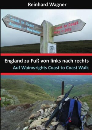 Im Sommer 2011 durchquerte Reinhard Wagner über 300 Kilometer „England zu Fuß von links nach rechts“ auf dem Coast-to-Coast-Walk, von der Irischen See bei St. Bees im Westen bis zur Nordsee bei Robin Hood´s Bay im Osten. Einige der schönsten englischen Landschaften und Naturparks lagen auf dem Weg: Lake District, Yorkshire Dales, Peninnen, North York Moors.