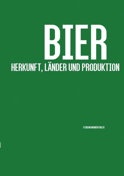 Eine Projektarbeit über das Bier. Im Buch wird ein Einblick in die Geschichte und die entdeckung des bieres, die verschiedenen Länder und in die Produktion gewonnen. Es werden verschiedene Epochen erläutert, die für das heutige Bier wichtig sind. Es werden die verschiedenen Länder miteinander verglichen. Die einzelnen Produktionsschritte werden genau geschildert.