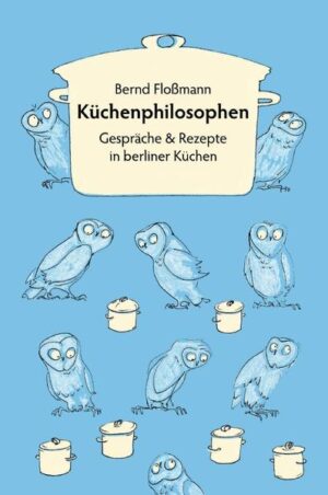 In einer Küche in Berlin treffen sich regelmäßig Diotima, eine Philosophin, Aspasia, eine Künstlerin, Paul, ein Philosophielehrer und Hans, ein Kommunikationstrainer, manchmal zu zweit, manchmal zu dritt oder zu viert, manchmal mit Gästen in der Küche ihrer Wohngemeinschaft. Sie kochen, essen und reden über Lebensfragen und mitunter über Philosophie. Ihre gemeinsame Auffassung ist: »In der Küche ist Philosophieren einfach schöner.« Die Philosophie der Küche prägt sich in der Art und Weise aus, wie wir unser Essen und Trinken zubereiten, welche Zutaten und welche Verfahren der Zubereitung wir wählen. Die Philosophie der Küche zeigt sich in der Art, wie das Essen serviert und wie mit Küchenabfällen umgegangen wird. Es gibt Parteien wie Vegetarier, Vegane, Makrobioten, Fleischesser, Rohkostler oder Trennköstler. Diese bekämpfen sich mitunter bis aufs Blut, sind einander spinnefeind oder haben gelernt, sich zu tolerieren, das heißt, sich gegenseitig zu ertragen. »Küchenphilosophen« handelt vom Gespräch in der Küche. Diese Gespräche sind manchmal nur gemeinsames Zwitschern, vertrautes Geräusch, manchmal der Austausch von Erfahrungen, Weisheit. In der Küche finden oft Gespräche mit grösserer philosophischer Bedeutung statt als in Akademien. Akademische Philosophie verwandelte sich immer mehr in Scholastik und Rechtfertigung der jeweils bestehenden Herrschaftssysteme, wohl auch weil zu Symposien heutzutage kaum einmal mehr Kekse gereicht werden. Dieses Buch eignet sich sehr gut als Geschenk, weil es neben anspruchsvollen philosophischen Gesprächen auch vegetarische Rezepte bietet, welche sich einfach nachkochen lassen. Guten Appetit! Illustriert hat das Buch Adrian Wylezol. www.seilscheibenpfeiler.de