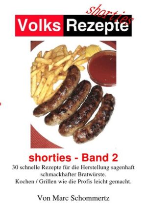 Grillen ist mehr als Bratwurst und Nackensteak…. Ein weiser Spruch ? Egal, ich habe es mir zum Anlass gemacht selber zu wursten, und die Ergebnisse in diesem Nachschlagewerk festgehalten. Bratwurst selber machen ist einfacher als man denkt. Und nicht nur das, sie schmeckt mir viel besser als gekaufte, bei der man nie weiss wie frisch sie ist, und was tatsächlich an Inhaltsstoffen drin ist. Weg vom schnöden Alltagsfutter - seien wir einfach mal kreativ und machen uns die Wurst so wie sie UNS schmeckt! 30 Rezepte in einem eBook, das schreit nach mehr ! Und es gibt auch mehr, und zwar in der gleichnamigen gedruckten Ausgabe. Volksrezepte - Rezepte für das Volk. Lesen, nachkochen, genießen ! Nach den erfolgreichen Büchern rund um die Feldküche / Gulaschkanone, gibt es nun einen weiteren Teil der Volksrezepte Shorties - Bratwurst Rezepte. Da ich ein begeisterter Grill-Freund bin, und eben nicht fertig marinierte und eingeschweisste Nackensteaks aus dem Supermarkt mag, habe ich mich mit minimalstem Equipment an die eigene Bratwurst Herstellung gewagt. Einfacher als gedacht, und die Ergebnisse sind weitaus besser als erwartet. Glänzen auch Sie bei der nächsten Grillparty mit ein paar wirklich guten Bratwurst Kreationen !