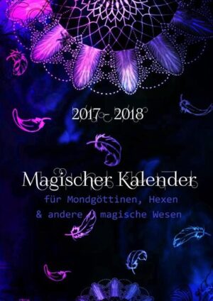 Mit Beginn des neuen Hexenjahres steht dir dieser Kalender als magischer Begleiter von Samhain 2017 bis Samhain 2018 treu zur Seite und bewahrt deine Gedanken, Ideen, Wünsche und Zauber für dich in seinem liebevoll gestalteten Inneren auf. Zusätzlich gibt es zwei weitere Monate, einen Jahres- , Ferienund Sammelkalender sowie einen Bereich für deine Notizen. Mit seiner angenehmen Größe von 14,8 cm x 21,0 cm ist der magische Kalender handlich und praktisch zugleich und stets griffbereit. Blessed be!