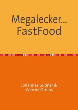 In dem Buch FastFood aus der Reihe Megalecker... geht es um wie der Name schon sagt FastFood. FastFood kommt aus Amerika und hat sich in Deutschland bereits durchgesetzt. Das Buch gibt Tipps zum Kochen und hat viele lecker Rezepte. Von Burger bis Cookies ist für jeden was dabei. Die Autoren haben alle Rezepte probiert und Bilder in das Buch eingefügt. Guten Hunger !!!!