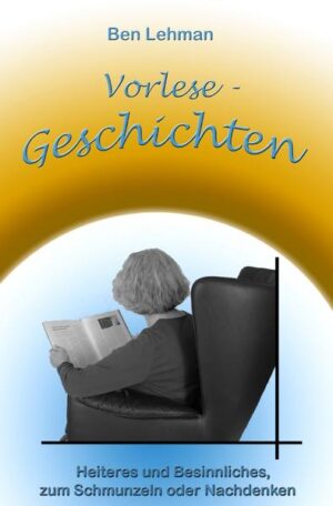 Vorlese- Geschichten (Erlogenes aus aller Welt) ein kleiner Streifzug durch Gottes weite Welt, 20 zum Teil groteske Geschichten, unter anderem: - Ein Wildschwein als erfolgreicher Spion, - Auch Blutkörperchen wissen, was sie tun, - Manchmal herrscht sogar im Weltraum Verkehrschaos, - Ein Häschen trickst die böse Schlange aus, - Das unglaubliche Geheimnis eines Starpianisten, - Afrikas Herrscher arbeiten schweeeer, - Esel sind wirklich nicht so dumm, - makabre Geister in der schottischen Hochebene, - Auch Flaschengeister haben ein Eigenleben, - Hänsel und Gretel in der heutigen Zeit, - Julius, möchte manchmal jeder heißen, - Professor Dumpskys Ende, - Ein Computer geht seinen eigenen Weg. Sachen gibt´s, die gibt´s gar nicht. Vielleicht aber doch? Irgendwo? Irgendwie?