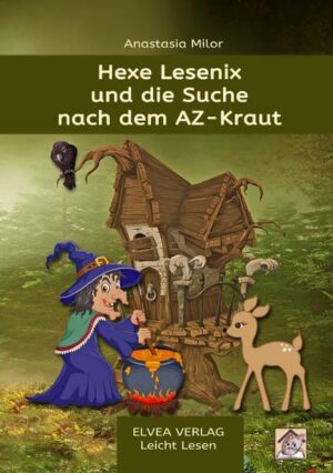 Hexe Lesenix hat ein Problem. Die Wasserläufe im Wald versiegen und sie muss das Wasser zurück zaubern. Dazu braucht sie einen Spruch aus ihrem alten Hexenbuch. Doch Hexe Lesenix kann nicht lesen. An der tiefsten Stelle des Waldes wächst das AZ- Kraut. Es beinhaltet nach dem Kochen alle Buchstaben von A bis Z. Ihre einzige Rettung: Das AZ- Kraut finden und das Lesen lernen. Wird sie es schaffen?