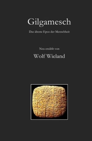 Das Gilgamesch- Epos ist die älteste bekannte große Dichtung der Menschheit. Es wurde vor mehr als 4000 Jahren in Mesopotamien auf zwölf Tontafeln aufgezeichnet. Erzählt wird die Geschichte von König Gilgamesch, dem König von Uruk. Eine Geschichte von Freundschaft, Liebe, Verlust, gewaltigen Taten und Sinnsuche im Leben, die uns viel näher steht, als die unendlich lange Zeitspanne, die uns von jenen Tagen trennt, vermuten lässt. Die Geschichte, die Wolf Wieland neu und ohne Textlücken erzählt, ist Epos, Abenteuer, Götterschau, Philosophie, Schicksalsgeschichte und Selbstfindungsstory in einem.