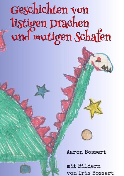 Dies ist die zweite und dritte Geschichte des jungen Autors Aaron Bossert, die er sich als Kindergartenkind ausgedacht hat. Sie wurden liebevoll von seiner Zwillingsschwester Iris illustriert. 1. Geschichte im Buch: Der kleine Drache ist zwar jung, aber viel schlauer als die großen Drachen. Mit seinen drei Freunden Hase, Igel und Spitzmaus schafft er es, einen lästigen Feind zu schlagen. 2. Geschichte: Schafin hat es nicht leicht im Leben: Er ist das einzige schwarze Schaf in seiner Herde. Die anderen Tiere meiden ihn. Doch eines Tages kann er den Schafen zeigen, was in ihm steckt.