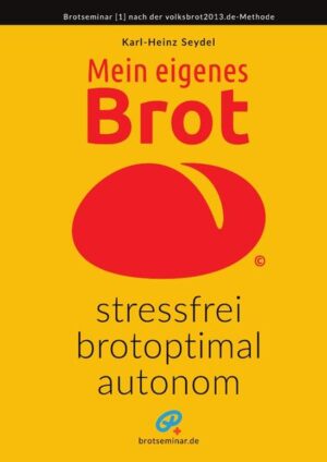 Backe dein Brot einfach selbst! Dieses BROTSEMINAR [1] hilft besonders Brot-Back-Anfängern dabei, die logischen Hintergründe von Teig-Zubereitung + Back-Prozess viel besser zu verstehen. Vorkenntnisse sind nicht nötig. Gehe deinen eigenen Brot-Weg, erweitere diesen + nimm jetzt diese Abkürzung. Das kannst du auch. Sogar in sehr einfachen beengten Verhältnissen + ohne die Küche zu versauen. Mit wenig Aufwand, Material und Zeit kannst du begehrenswerte, lecker-knusprige + bekömmliche Brote selbst backen. Jederzeit, überall + soviel, wie du willst. Ohne: Vorteig, Kneten, Falten, Knetmaschine, Gärkörbchen, Backpapier + anderen Unfug wie z. B. Backautomat, Mondkalender, Wasserschale im Ofen … Mit: Modernen, leichten + brotoptimalen Antihaft-Brot-Back-Gefäßen. Vorteile: Eigener Brot-Teig oder eine Brot-Backmischung deines Vertrauens