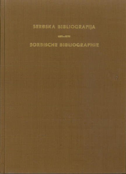 Sorbische Bibliographie 1986-1990 | Franc Šěn