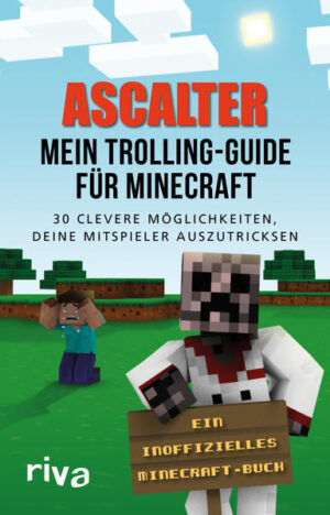 Mit diesem Guide fängt der Spielspaß mit Minecraft erst richtig an! Ob als ruheloser Geist Karl, legendärer Herobrine oder auf dem Rücken eines fliegenden Schweins in seinen beliebten YouTube- Videos trollt der bekannte Let‘s Player Ascalter seine Mitspieler. In diesem Buch zeigt er dir, wie du deine eigenen Trolls planst. Schlüpfe in verschiedene Rollen, mache dich unsichtbar und schicke so deine Mitspieler auf spannende Abenteuer. Dieses Buch erklärt dir Schritt für Schritt, wie du die cleveren Trolls von Ascalter nachspielen kannst inklusive aller nötigen technischen Komponenten wie Plug- ins und Befehlen.