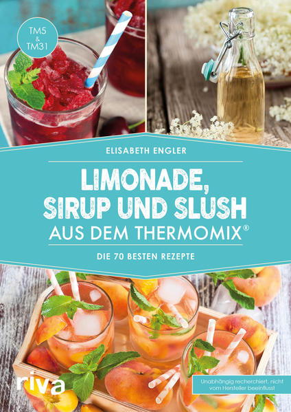 Im Sommer erfrischen uns fruchtige Limonaden, Sirups und geeiste Slushes aus Erdbeeren, Himbeeren, Zitronen, Granatapfel und vielen anderen Saisonfrüchten und -beeren. All das können Sie im Handumdrehen mit dem Thermomix® zubereiten, wie dieses Rezeptbuch zeigt. Die Sommerdrinks enthalten Gewürze (Ingwer und Zimt) oder feine Kräuter (Basilikum, Thymian, Minze, Melisse), und für den Frischekick sorgen Crushed Ice oder gefrorene Früchte. Wer seinen Zuckerkonsum reduzieren möchte, greift auf zuckerfreie Varianten mit Stevia oder Birkenzucker zurück. Und für den perfekten lauen Sommerabend bietet das Buch auch Rezepte mit Alkohol, bei denen man die Sirups zum Beispiel nicht mit Mineralwasser oder Saft aufgießt, sondern mit Sekt, Wein, Likör oder Hochprozentigem genießt - schon entsteht eine feine Bowle oder ein Cocktail. Die über 70 Rezepte in diesem Buch schmecken nicht nur den Kleinsten, sondern auch den Gästen auf der Gartenparty oder beim Picknick. Alle Rezepte sind geeignet für den TM5 und den TM31. Unabhängig recherchiert, nicht vom Hersteller beeinflusst. Mehr Informationen finden Sie unter: www.thermomix-fans.de