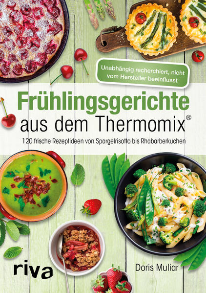 So schmeckt der Frühling: beim Waldspaziergang den ersten Bärlauchduft erschnuppern, am Markt vom Aroma frischer Kräuter umhüllt sein und zarte Bund-Möhren und neue Kohlrabi entdecken. Im Frühling freut man sich, endlich wieder mit erntefrischen und regionalen Produkten kochen zu können. Dafür hat Autorin Doris Muliar nach den erfolgreichen Titeln Wintergerichte aus dem Thermomix® und Sommergerichte aus dem Thermomix® über 100 neue Rezepte entworfen und ausprobiert. Frühlingssalat mit Bärlauch, Lauchquiche, grüne Radieschensuppe und natürlich viele Rezepte mit Spargel, Rhabarber und Erdbeeren versprechen ein genuss- und vitaminreiches Kochbuch für den Thermomix®. Die kulinarischen Frühlingsboten sind auch ideal für einen Großputz in unserem Körper: In einem eigenen Kapitel gibt es Rezepte speziell zur Entgiftung und Entschlackung - schnell mal zwischendurch oder als 3-Tage-Kur. Dann klappt es auch mit der Sommerfigur. Alle Rezepte wurden mit dem Thermomix® TM5 entwickelt und getestet. Unabhängig recherchiert, nicht vom Hersteller beeinflusst.