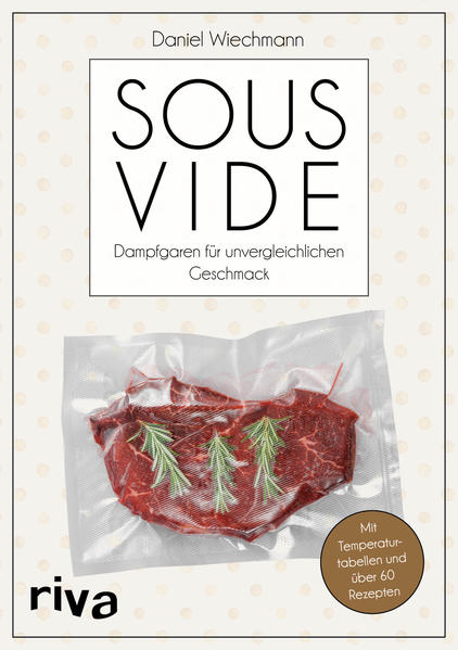 In den Spitzenküchen dieser Welt gehört das Sous-vide-Garen seit Jahren zum Standardrepertoire - mithilfe dieses Buches können Sie diese revolutionäre Zubereitungsart auch zu Hause anwenden. Bei Sous-Vide werden die Zutaten in Vakuum verpackt und im Wasserbad gegart. Das schmeckt nicht nur unglaublich gut, sondern ist auch gesund. Im Vakuumbeutel werden Aromen und Vitamine nicht ausgekocht. Doch der wohl größte Vorteil ist: Wenn Sie den Dreh beim Sous-vide-Garen raushaben, gelingen Fisch und Fleisch immer. Steaks und Braten werden unglaublich zart, Fisch bleibt saftig und bekommt einen schönen Biss. Und auch Gemüse oder Obst können Sie perfekt im heißen Wasserbad zubereiten. Dieses Buch erklärt das Sous-vide-Verfahren Schritt für Schritt, führt durch sämtliche Anwendungsmethoden und bietet über 60 Rezepte für Fleisch, Fisch, Suppen und Desserts.