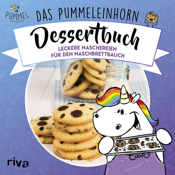 Bei diesem Buch handelt es sich um die Hardcover-Ausgabe des Pummeleinhorn-Dessertbuchs. Es ist auch als Softcover (exklusive Amazon-Ausgabe) mit identischem Inhalt erhältlich. Das flauschige Pummeleinhorn liebt es, zu naschen - vor allem seine heiß geliebten Cookies! Diese und viele weitere tolle Leckereien kannst du mit diesem Buch nun auch selbst backen oder zubereiten. Von regenbogenbunten Keksteigpralinen über Funfetti-Cupcakes bis hin zu Riesenzimtschnecken ist alles zu finden, was das Herz aller Naschkatzen höher schlagen lässt. Ein liebevoll gestaltetes Backbuch für alle, die sich ihre Welt mit pummeltastischen Kuchen, fmackhaften Desserts und zauberleckeren Shakes versüßen möchten!