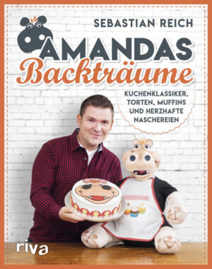 Schon seit vielen Jahren stehen der Comedian Sebastian Reich und Amanda, eine junge, freche Nilpferd-Lady, gemeinsam auf der Bühne. Zusammen touren die beiden quer durch die Republik, und Amanda macht vor den Kameras nicht halt - aber genauso wenig vor dem Schneebesen! Sie liebt es, gemeinsam mit Sebastian in der Küche zu stehen, süße Leckereien zu backen und neue Rezepte auszuprobieren. Sebastian unterstützt Amanda dabei kräftig, denn bevor er sich komplett auf seine Comedy-Karriere konzentrierte, absolvierte er eine Ausbildung zum Bäcker und Konditor, und noch heute liebt er es, für seine Liebsten zu backen. Dieses Buch versammelt über 60 Lieblingsrezepte der beiden, von Klassikern wie Donauwelle oder Aprikosenkuchen über kleine Köstlichkeiten wie Cakepops und Cupcakes bis zu Raffiniertem wie Erdbeerpizza. Ein besonderes Highlight für alle Fans ist die süße Amanda-Motivtorte mit genauer Anleitung, aber auch die Weihnachtsbäckerei kommt nicht zu kurz.