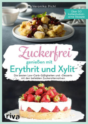 Süßigkeiten schlemmen ohne Reue? Das geht, wenn man statt Industriezucker die beliebten und gesunden Zuckeralternativen Erythrit und Xylit verwendet, die viel weniger Kohlenhydrate und Kalorien enthalten. Verführerisches Naschwerk wie Schokolasagne, Muffins, Waffeltorte, Kaiserschmarrn, Frozen Yogurt oder Erdbeerkuchen ist - dank der über 50 einfachen Rezepte in diesem Buch - schnell zubereitet und erfreut jeden Dessertfan, ohne der Figur zu schaden. Die Leckereien lassen den Blutzuckerspiegel nur leicht und langsam ansteigen und passen außerdem perfekt zur Low-Carb-Ernährung. Dieses Buch ist eine Sonderausgabe von Süßes und Desserts Low-Carb von Veronika Pichl.