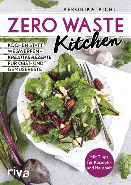 Das Zero-Waste-Prinzip für die Küche Jährlich produziert jeder Deutsche mehrere Hundert Kilo Abfall - das ist erschreckend und belastet die Umwelt. Glücklicherweise denken viele Menschen mittlerweile um und versuchen, bewusster mit Ressourcen umzugehen und möglichst wenig wegzuwerfen. Dennoch besteht unser Müll immer noch zu einem großen Teil aus Lebensmitteln! Was soll man schließlich auch mit Karottengrün oder einem Blumenkohlstrunk anfangen? Einfach essen! Schließlich ist dieses scheinbar »unnütze Zubehör« vieler Lebensmittel durchaus verwert- und genießbar und gehört bestimmt nicht in die Mülltonne. Welche leckeren Gerichte man aus Spargelschalen, Brokkolistrunk und Co. zaubern kann, zeigt dieses Buch. Neben vielen Kochrezepten liefert es auch Tipps für Bad und Haushalt, beispielsweise wie man ein Shampoo aus Avocadokern herstellt.