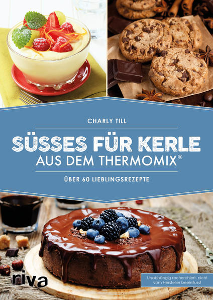 Auch Kerle mögen’s manchmal süß! Ob Espresso-Käsekuchen, superschneller Pudding, Zwetschgenknödel, Erdbeer-Mascarpone-Eis, Erdnuss-Heidelbeer-Brownies oder eine beeindruckende Schoko-Marzipan-Orangentorte - all diese Köstlichkeiten sind im Thermomix® im Handumdrehen zubereitet. Die über 60 Desserts, Cremes, Kuchen und Co. in diesem Buch sind alle mit Schritt-für-Schritt-Anleitungen versehen und ausführlich beschrieben, sodass sie auch Anfängern problemlos gelingen. Alle Rezepte wurden mit dem Thermomix® TM5 entwickelt und getestet. Unabhängig recherchiert, nicht vom Hersteller beeinflusst. Mehr Informationen finden Sie unter: www.thermomix-fans.de