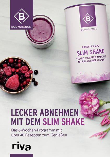 Der neue Slim Shake von BodyChange® verhilft in 6 Wochen zur persönlichen Bestform. In diesem begleitenden Buch stellen Experten das bewährte Ernährungskonzept vor und klären auf, welche Lebensmittel beim Abnehmen helfen und welche zu den „Abnehm-Verhinderern“ zählen. So werden überschüssige Pfunde schnell purzeln und man kann das Wunschgewicht anschließend langfristig halten. Im Mittelpunkt des Programmes steht der leckere BodyChange® Slim Shake - man ersetzt ganz einfach bis zu zwei Hauptmahlzeiten täglich durch den Shake und wird dank der sorgfältig ausgewählten Inhaltsstoffe trotzdem satt. Außerdem enthält das Buch mehr als 40 Rezepte für die übrigen Mahlzeiten: von leckeren Frühstücksideen über Snacks bis hin zu warmen und kalten Hauptspeisen.