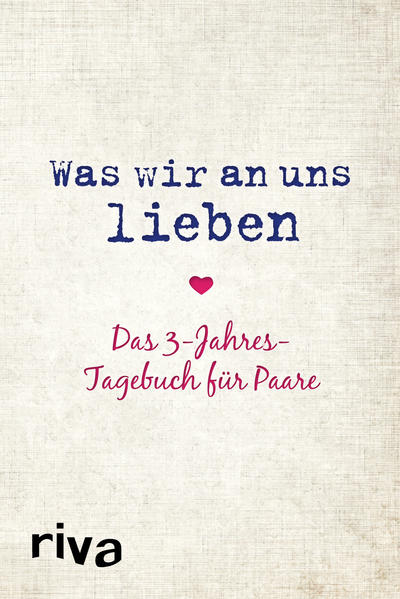 Oft sind es die zunächst unscheinbaren Momente, die eine Beziehung besonders machen - kleine Rituale des Alltags, lustige Bemerkungen beim Fernsehen oder eine unerwartete Antwort auf eine Frage. Leider sind diese schönen Momente oft allzu schnell wieder vergessen. Mit diesem Tagebuch, das gemeinsam ausgefüllt werden kann, ist das anders: Die tiefgründigen, witzigen und emotionalen Fragen und Denkanstöße begleiten das Paar über 3 Jahre hinweg und helfen dabei, die eigene Beziehung auf eine ganz besondere Weise festzuhalten und ihre Entwicklung zu beobachten.