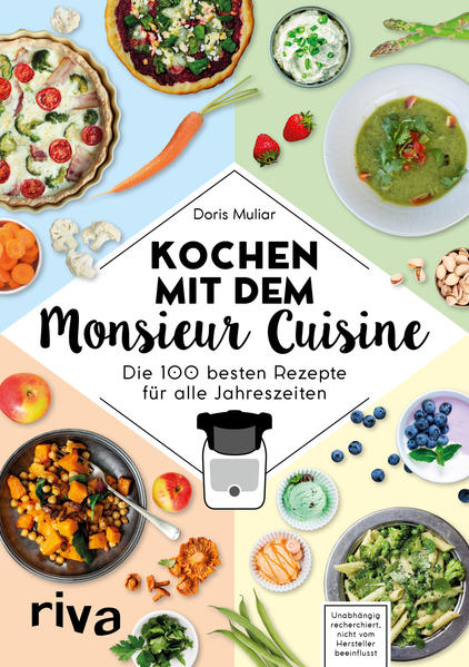 Die Küchenmaschine Monsieur Cuisine kann wiegen, kneten, kochen, dampfgaren, anbraten und vieles mehr und ist damit der ideale Helfer in der Küche. Dieses Buch bietet 100 leckere und gelingsichere Rezepte für jede Jahreszeit, die Sie dank der ausführlichen Schritt-für-Schritt-Anleitungen ganz einfach mit dem Monsieur Cuisine nachkochen können. Im Frühling gibt es Pizza mit Spargel und Erbsen, im Sommer kommt ein Amarettini-Cheesecake mit Beeren auf den Tisch, der Herbst bringt ein Putengulasch mit Pilzen und der Winter Pastinakensuppe mit Sprossen. Denn Essen schmeckt immer dann am besten, wenn Lebensmittel aus der Region verwendet werden, die gerade Saison haben und dadurch günstig und ohne lange Transportwege auf den Tisch kommen. Das sorgt für eine gesunde Vielfalt in Ihrer Küche. Alle Rezepte wurden für den Silvercrest® Monsieur Cuisine entwickelt und getestet. Unabhängig recherchiert, nicht vom Hersteller beeinflusst.