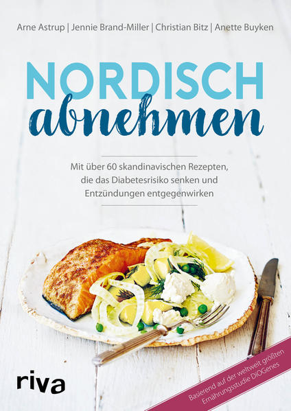 Nordisch genießen - einfach abnehmen Dieses Buch basiert auf der weltweit größten Ernährungsstudie DIOGenes. Am gesündesten ist demnach eine proteinreiche Kost, die lange satt macht, aber nur wenig Kohlenhydrate mit hohem glykämischen Index enthält. Die typisch skandinavische Ernährung entspricht dieser Empfehlung ohnehin! Außerdem senkt sie das Diabetesrisiko und hat einen antientzündlichen Effekt. Mit den über 60 proteinreichen, leckeren und hyggeligen Rezepten aus dem Buch lässt sich diese Ernährungsweise ganz leicht umsetzen und macht mit typisch nordischen Zutaten wie Vollkorn, Skyr und Lachs richtig Spaß.