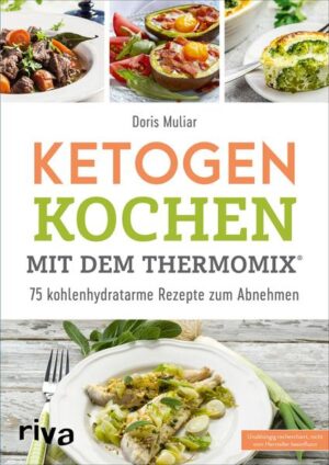 Die ketogene Ernährung ist buchstäblich in aller Munde! Viele gesunde Fette in Kombination mit wenig Kohlenhydraten helfen nicht nur beim Abnehmen, sondern verbessern auch den Gesundheitszustand und halten fit. Für dieses Buch hat die Ernährungsexpertin Doris Muliar über 75 leckere Ketorezepte speziell für den Thermomix® kreiert, die sich mithilfe der praktischen Küchenmaschine ganz einfach zubereiten lassen. Suppen, Shakes, Gemüsebeilagen, sättigende Fisch- und Fleischgerichte oder Desserts sorgen für Abwechslung in der Fitnessküche! Mit einer Einführung in die ketogene Ernährung, ihren Grundprinzipien und Umsetzungsmöglichkeiten von streng bis gemäßigt, übersichtlichen Einkaufslisten und Tipps für den Vorratsschrank. Die Rezepte wurden mit dem Thermomix® TM5 entwickelt und getestet. Unabhängig recherchiert, nicht vom Hersteller beeinflusst. Mehr Informationen finden Sie unter: www.thermomix-fans.de