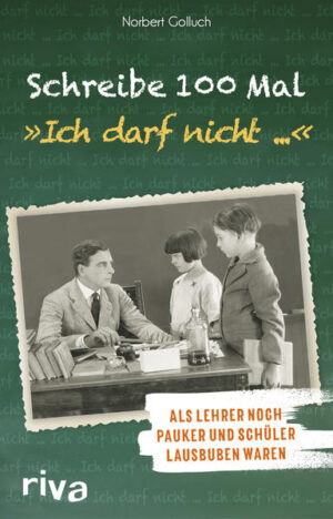 Wie schön war doch Schule in der guten alten Zeit! Da standen die Kinder noch auf, wenn der Lehrer den Raum betrat, Strafaufgaben hatten ihren Namen verdient und an Wandertagen ging’s im Frühtau zu Berge und nicht mit dem Bus nach Prag. Doch auch für Skurriles war reichlich Platz im Klassenzimmer: So wurde im Sportunterricht Handgranatenwerfen geübt, Schüler mussten Heizmaterial für die Klassenräume selbst mitbringen und alberne Streiche wie aus der »Feuerzangenbowle« waren an der Tagesordnung. Dieses Buch wagt eine Zeitreise und erkundet mal verwundert, mal voller Nostalgie den Schulalltag von damals und heute.