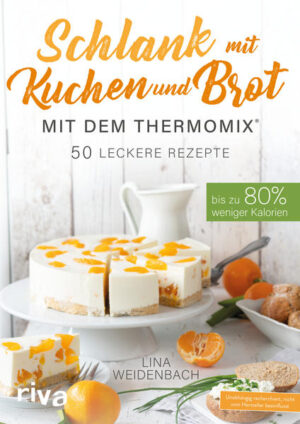 Schlank mit Brot und Kuchen - geht das denn? Aber sicher, und mit dem Thermomix® sogar ganz einfach! Wer abnehmen oder sich gesünder ernähren möchte, muss nicht auf das geliebte Brötchen am Morgen und den Sonntagskuchen verzichten. Mit dem Thermomix® können Sie einfach und schnell kalorienarme Varianten von klassischen Leckereien wie Brownies, Zimtschnecken oder Baguette zubereiten, die so lecker schmecken, dass Sie das Original gar nicht vermissen werden. Auf Knopfdruck lassen sich so ganz nebenbei jede Menge Kalorien einsparen. Die 50 Rezepte für den Thermomix® gelingen auch Back-Einsteigern und erfordern lediglich simple Zutaten, die es in jedem Supermarkt gibt. Alle Rezepte wurden mit dem Thermomix® TM5 getestet. Unabhängig recherchiert, nicht vom Hersteller beeinflusst.