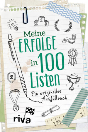 Erfolg macht sexy! Das Leben besteht aus vielen kleinen und großen Erfolgen beruflich, sportlich, finanziell oder privat. Mit diesem Buch kannst du in 100 übersichtlichen Listen auf bereits Erreichtes blicken, Ziele für die Zukunft festlegen, deine Stärken und Schwächen bewerten oder einfach über dich selbst nachdenken. So wird das Buch zu einer Dokumentation deiner eigenen Erfolge, das du später immer wieder gerne in die Hand nimmst, um zu sehen, welche Pläne und Träume du in deinem Leben verwirklicht hast.