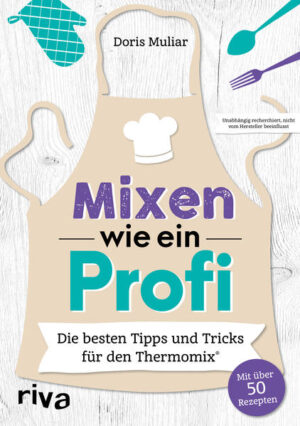 Der Thermomix® ist ein praktischer Küchenhelfer, mit dem sich schnell und einfach leckere Gerichte zaubern lassen. Bestsellerautorin Doris Muliar ist schon seit vielen Jahren begeisterte Anhängerin der Thermo-Küchenmaschine, hat Hunderte Gerichte damit gekocht und viele neue Rezepte entwickelt. In diesem Buch verrät sie Ihnen nicht nur ihre Geheimnisse und Tricks für den optimalen Umgang mit dem Thermomix®, die weit über die üblichen Kochanleitungen hinausgehen - beispielsweise zur Entfernung von hartnäckigen Teigresten oder zum richtigen Dämpfen mit dem Varoma® -, sondern auch eine Vielzahl an Rezepten. So können Sie den Thermomix® im Kochalltag noch effizienter einsetzen. Alle Rezepte wurden mit dem Thermomix® TM5 und TM6 entwickelt und getestet. Unabhängig recherchiert, nicht vom Hersteller beeinflusst. Mehr Infos unter: www.thermomix-fans.de