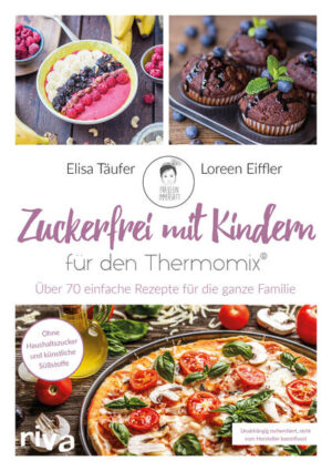 Zuckerfrei kochen und backen für Kinder? Das geht! Und mithilfe des Thermomix® kann gesunde Ernährung auch für kleine Naschkatzen ganz unkompliziert und lecker sein! Dieses Kochbuch bietet Rezepte komplett ohne Industriezucker, stattdessen mit Honig, Agavendicksaft, Kokosblütenzucker, Stevia oder Datteln: zum Beispiel ein genüssliches Frühstück mit Porridge, Smoothies, Bowls, Pfannkuchen oder selbst gemachtem Brot sowie ein herzhaftes Mittagessen oder Abendessen wie Quiche, Pizza und Wraps. Zum Nachtisch gibt es Eis oder Pudding, und als Snacks zwischendurch Cookies, Müsliriegel oder Kakao. Bei größeren Anlässen wie dem Kindergeburtstag kommen Muffins, Schokokuchen oder Bananenbrot auf den Tisch. Zuckerfrei naschen ist easy!